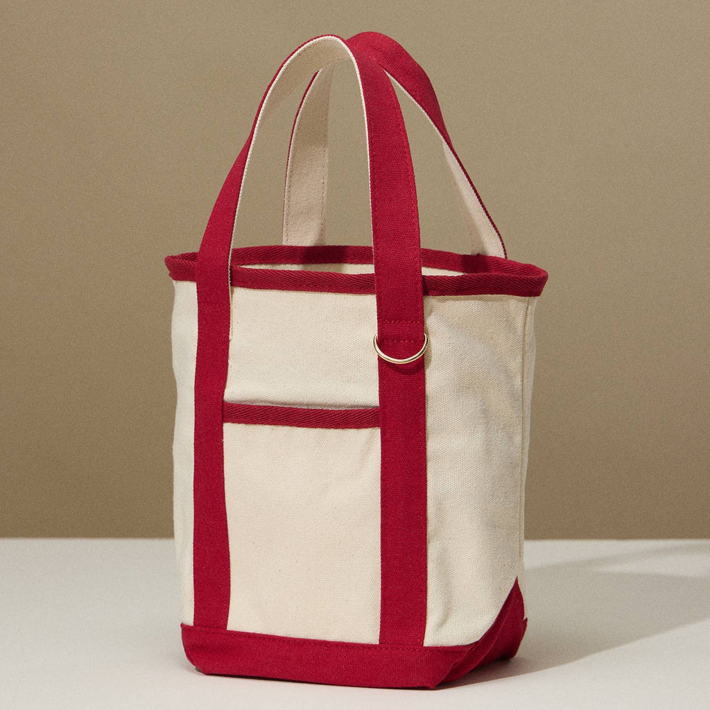 EcoCharm Cotton Everywhere-Carry Canvas Tote Bag -Small Size: Light Blue / One-size / 5DG78049