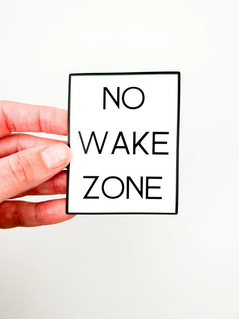 No Wake Zone Sticker Nautical Decal | Boating Laptops, Cars