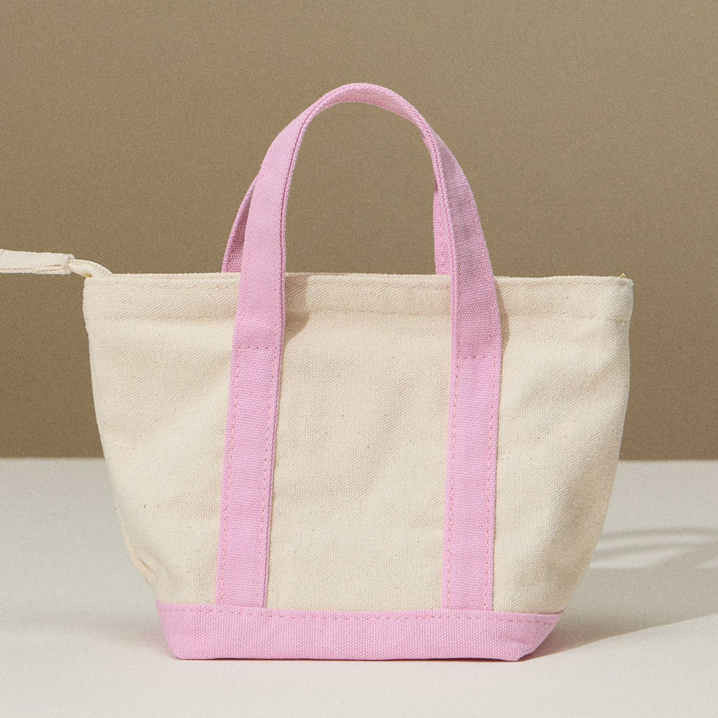 EcoCharm Cotton Everywhere-Carry Canvas Bag – Mini Size: Lavendar / One size / 5DG78050