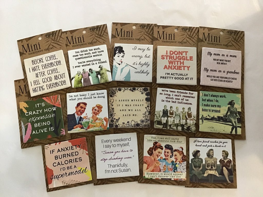 Mini masterpiece magnets