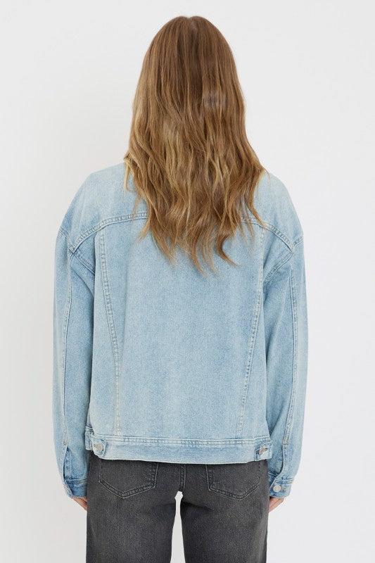 Oversized Boyfriend Denim Jacket