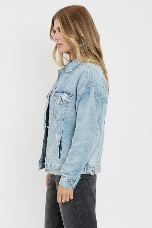 Oversized Boyfriend Denim Jacket