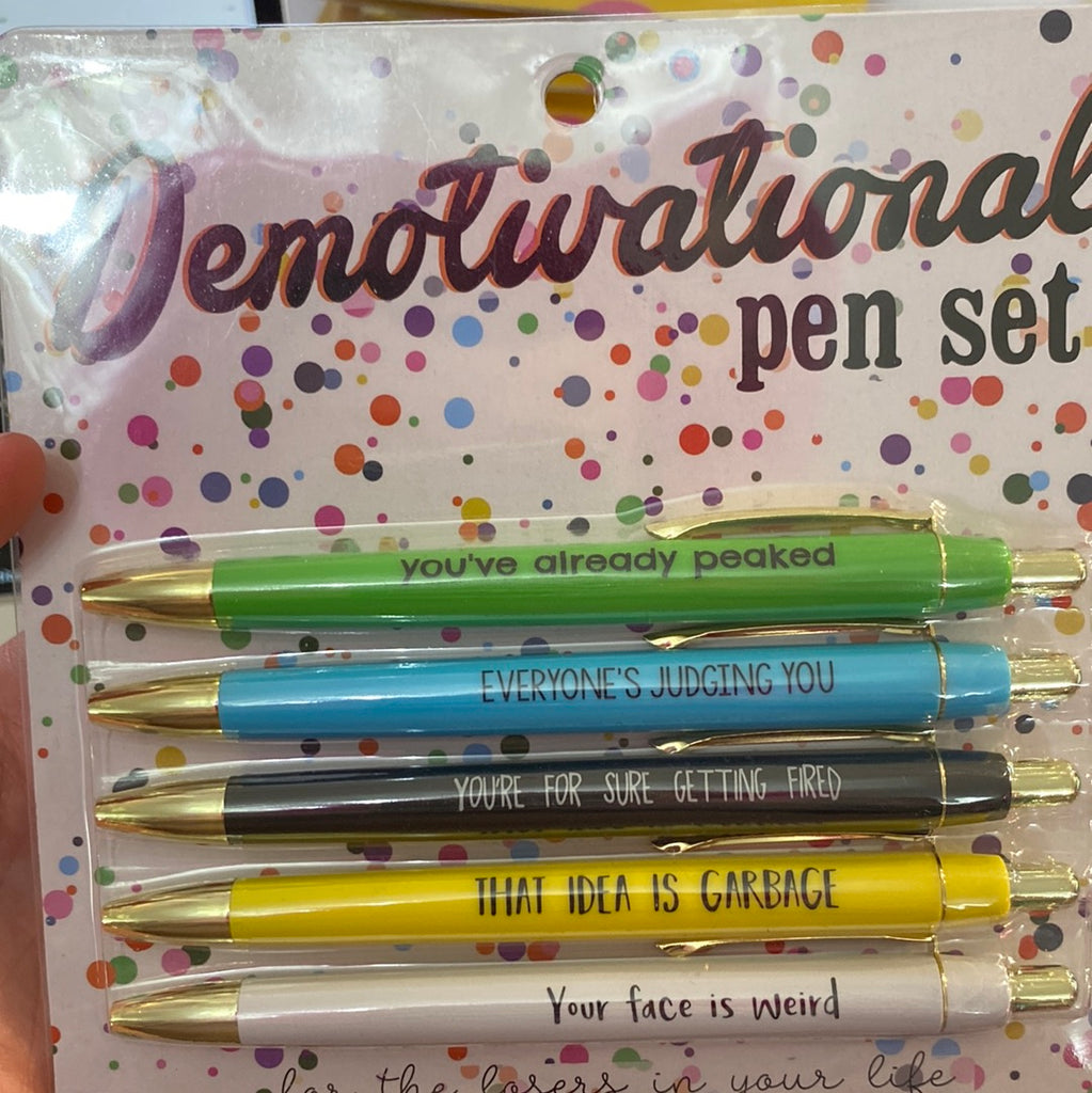 Demotivational Pen Set
