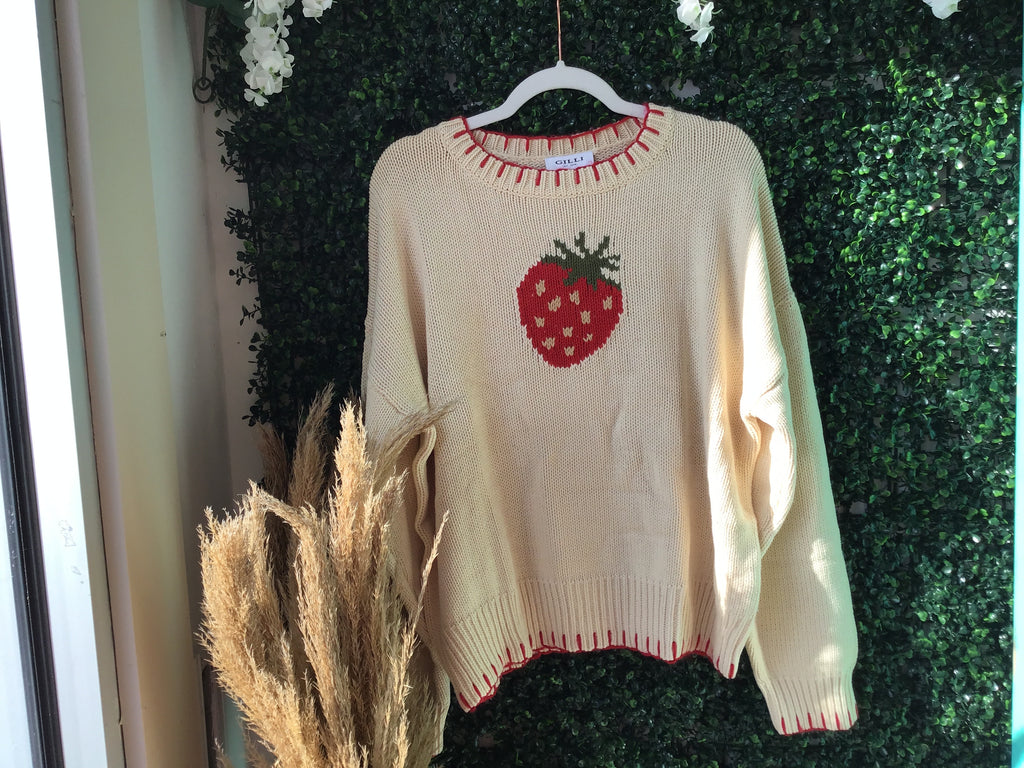 Strawberry sweater