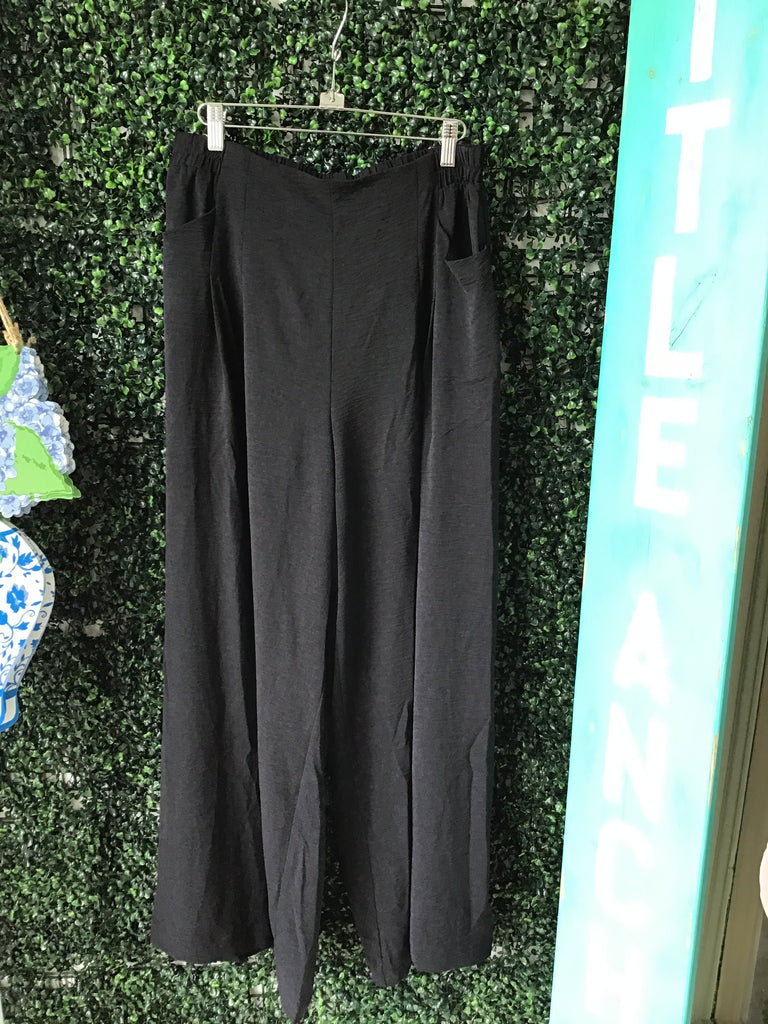 Crepe pocket pants