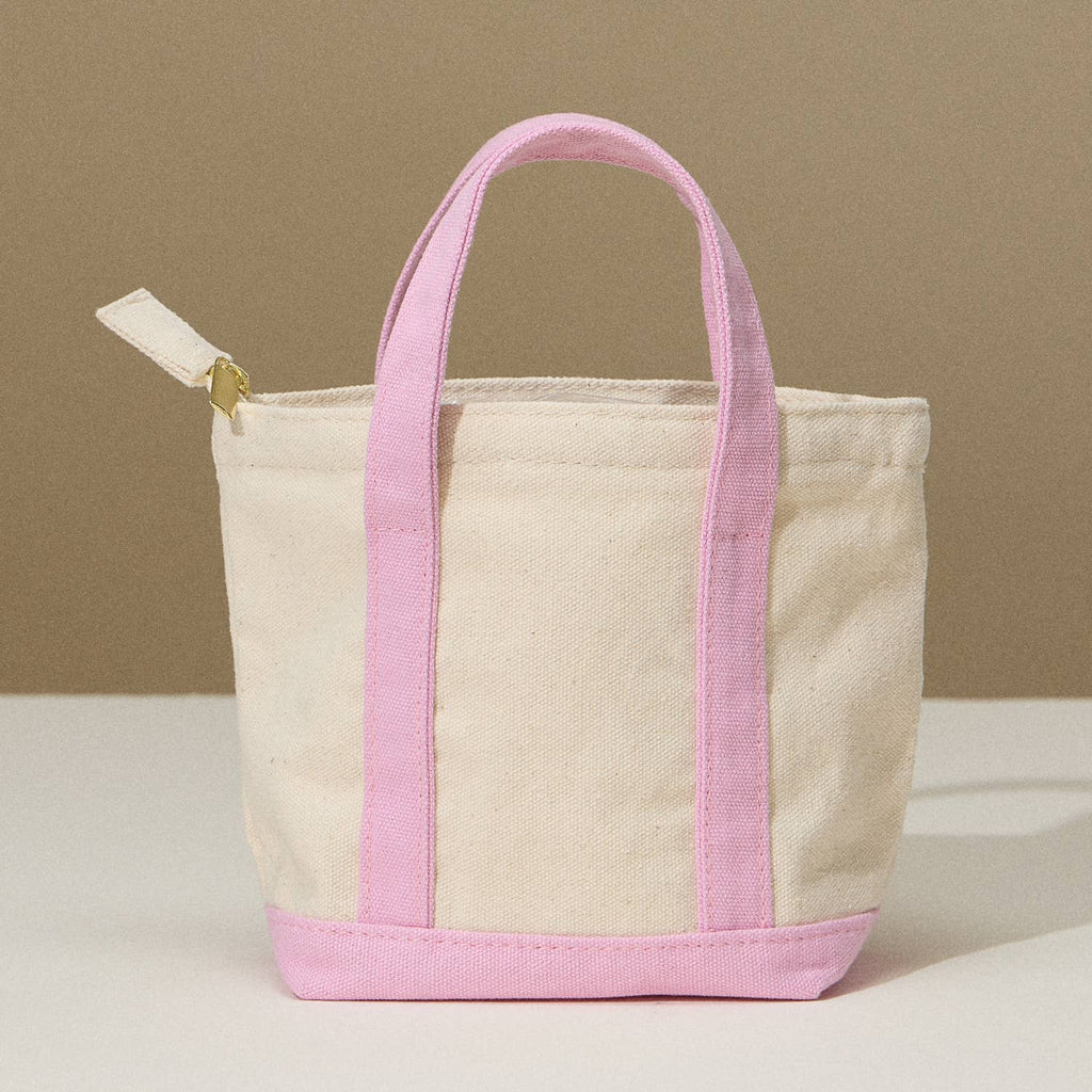 EcoCharm Cotton Everywhere-Carry Canvas Bag – Mini Size: Lavendar / One size / 5DG78050