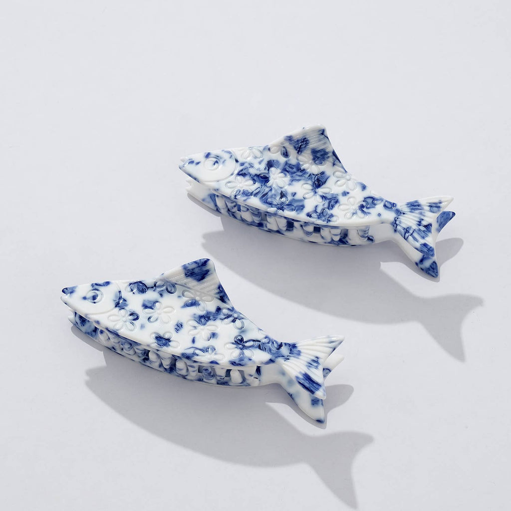 Coastal Blue Floral Fish