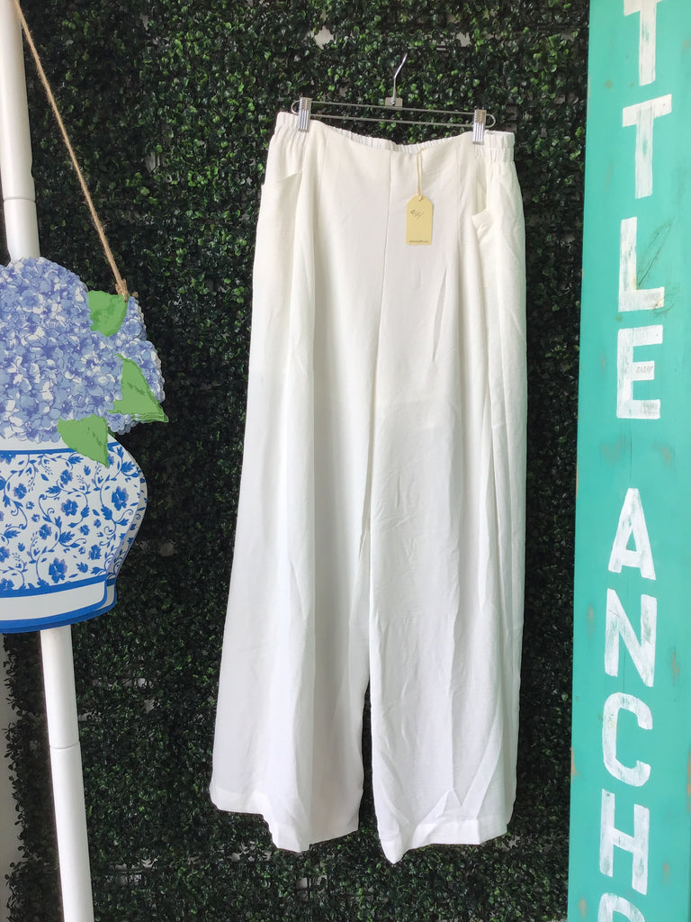 Crepe pocket pants