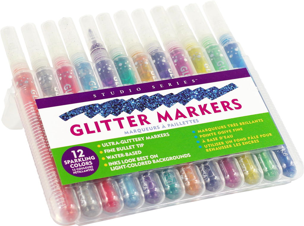 Studio Series Glitter Marker Set (12-piece set)