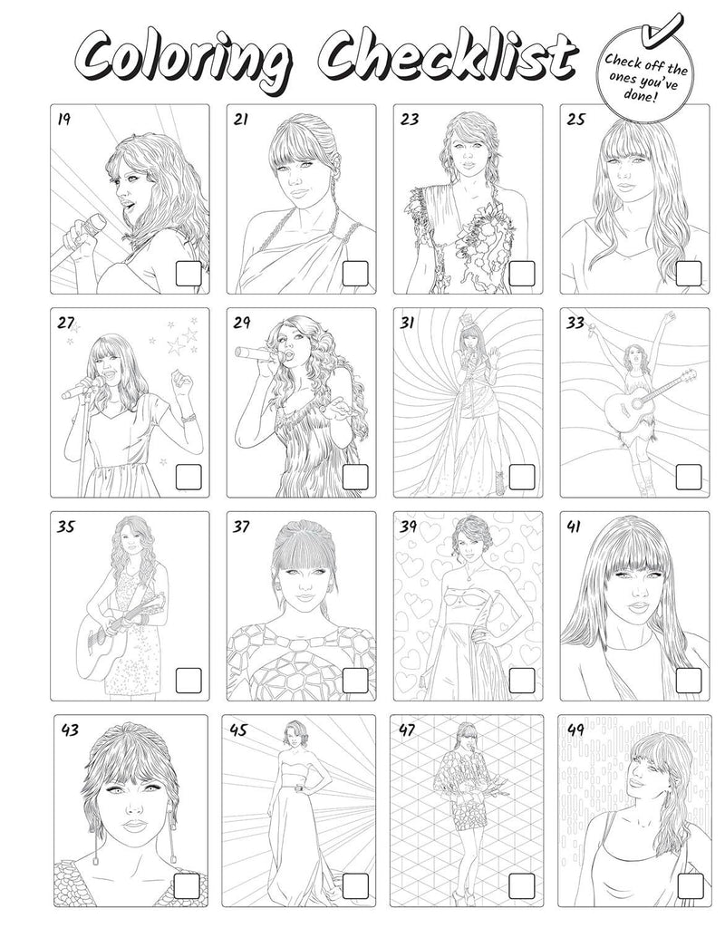 Taylor Swift Forever Coloring &Activity Book
