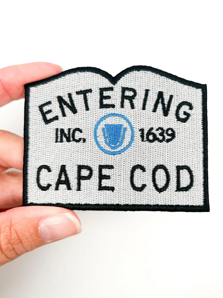 Entering Cape Cod Patch – Embroidered Iron On New England