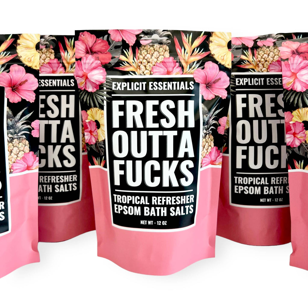 Fresh Outta Fucks Bath Salts 12oz Bag