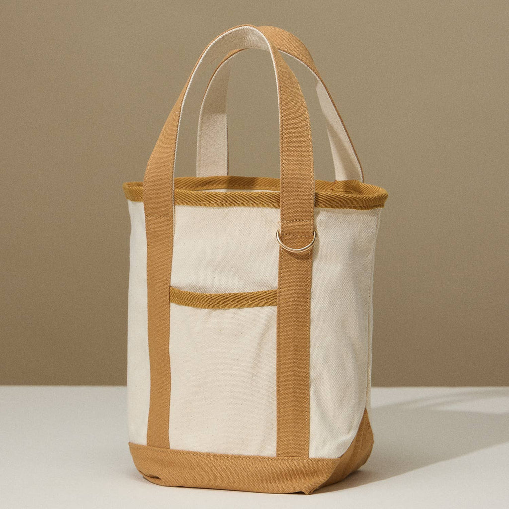 EcoCharm Cotton Everywhere-Carry Canvas Tote Bag -Small Size: Olive / One-size / 5DG78049