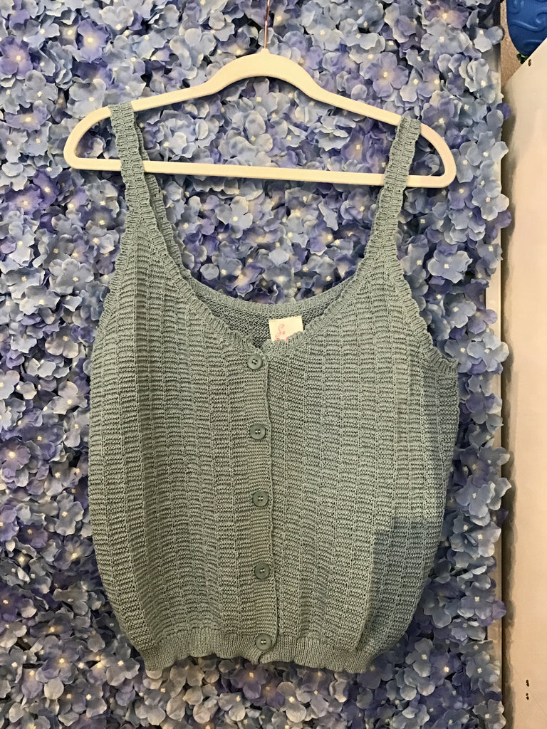 Maisie button up tank