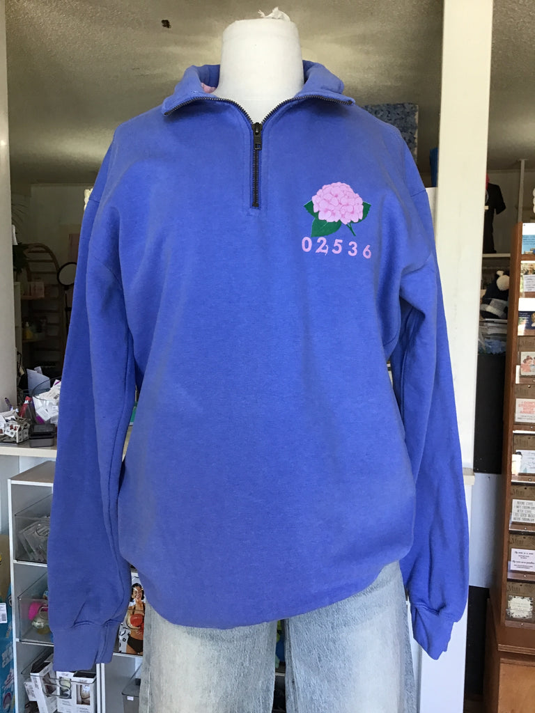 Hydrangea Quarter Zip Zipcode