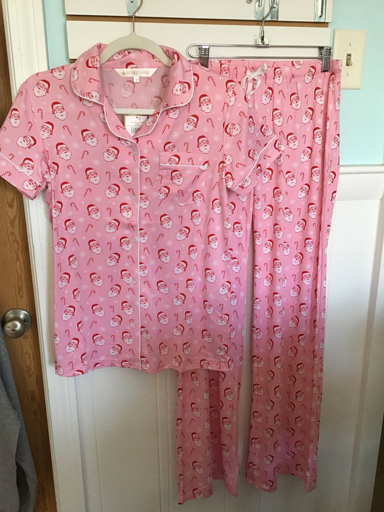 Santa PJs adult