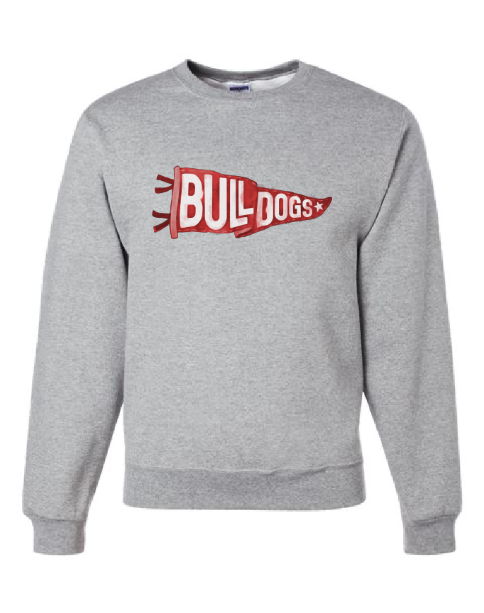 School Spirit Pennant Crewnecks Preorder