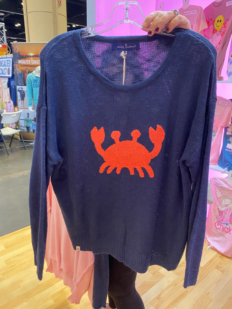 Crab Sweater by Simply Southern