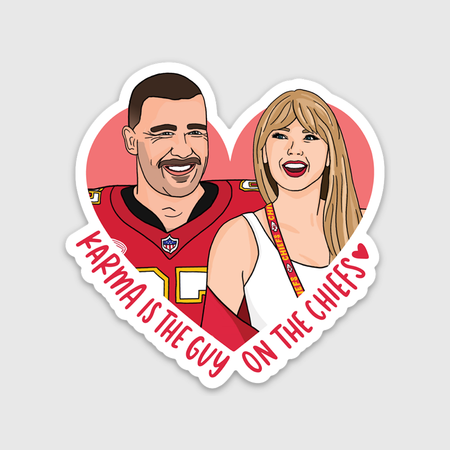 Tay and Trav Karma Sticker