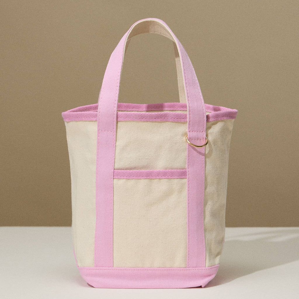 EcoCharm Cotton Everywhere-Carry Canvas Tote Bag -Small Size: Lavender / One-size / 5DG78049