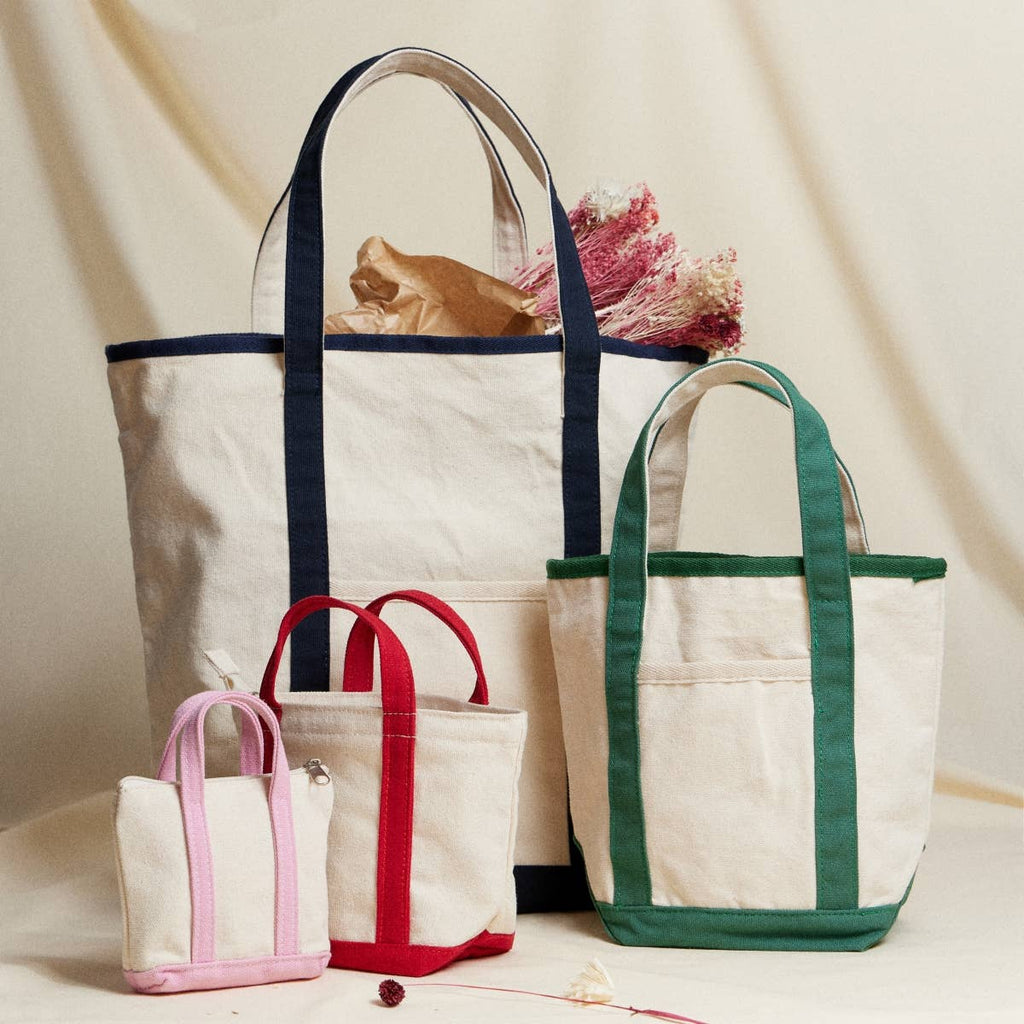 EcoCharm Cotton Everywhere-Carry Canvas Tote Bag -Small Size: Light Blue / One-size / 5DG78049