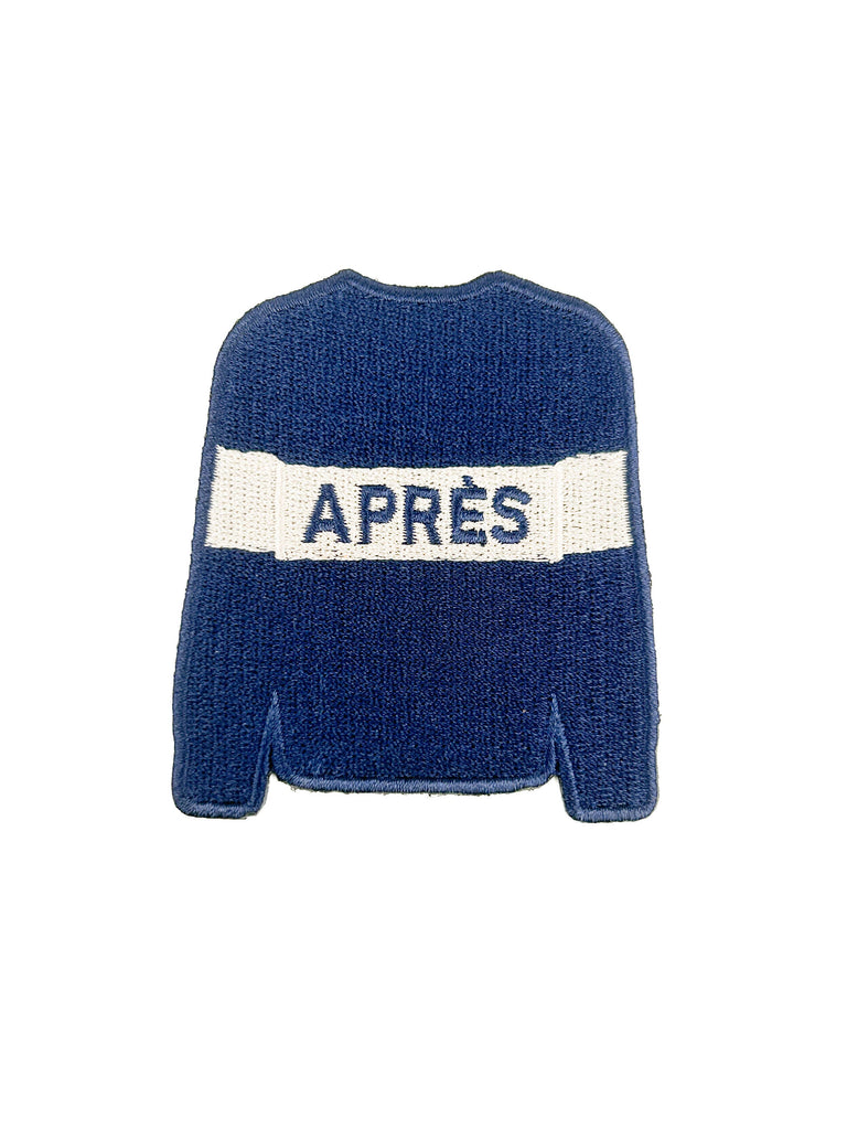 Après Ski Sweater Patch – Embroidered Iron-On or Sew-On Ski 