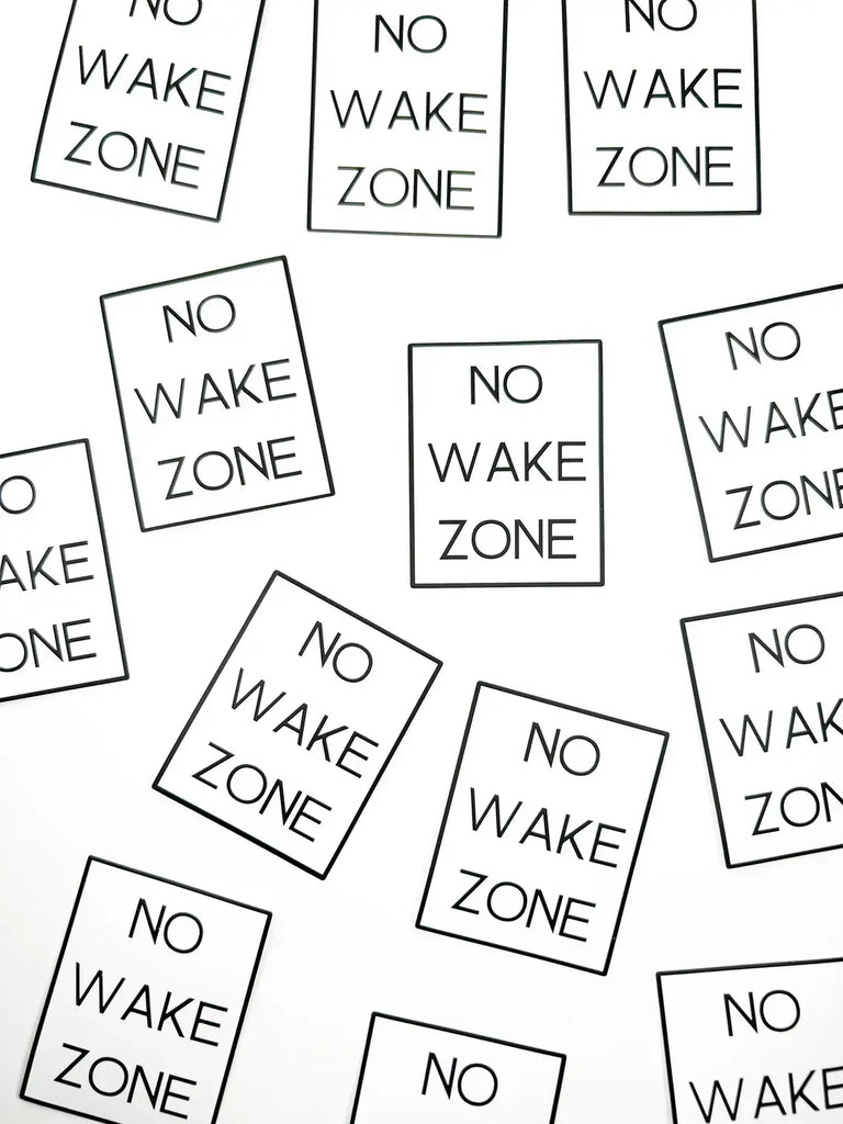 No Wake Zone Sticker Nautical Decal | Boating Laptops, Cars