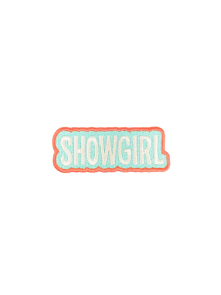 Showgirl Patch | Western Cowgirl Embroidered Iron On Patch