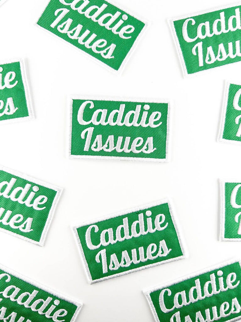 Caddie Issues Iron-On Patch Embroidered Patch for Golf Hat