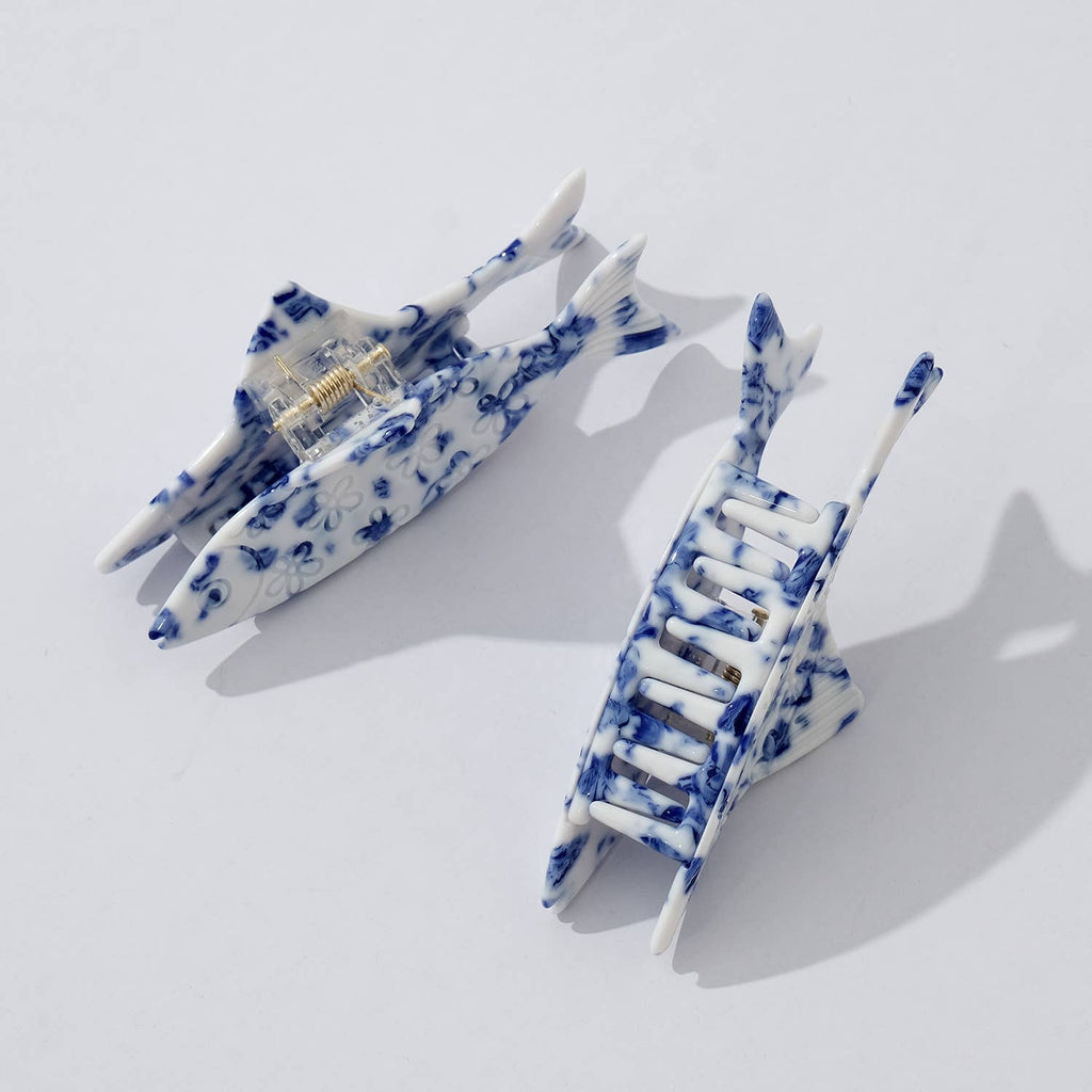 Coastal Blue Floral Fish