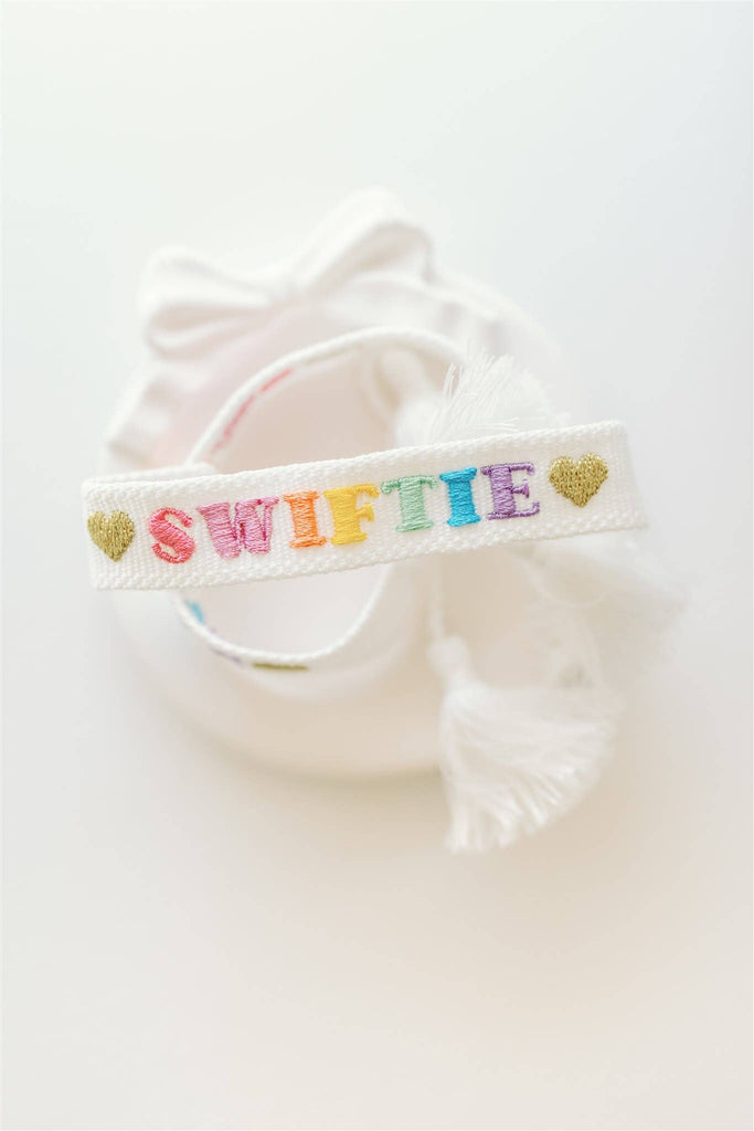 SALE Rainbow Swiftie Woven Bracelet