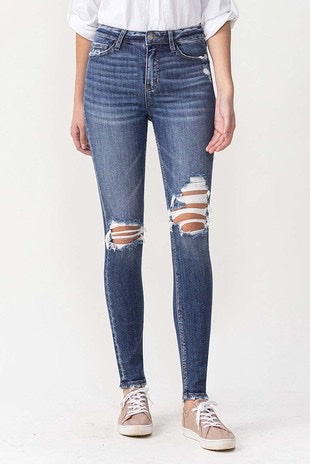 Heather High Rise Skinny