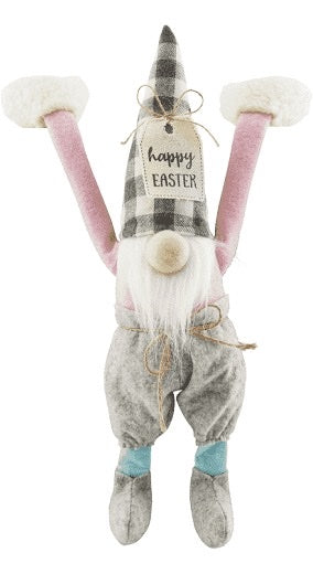 Happy Easter Dangle Arm Gnome
