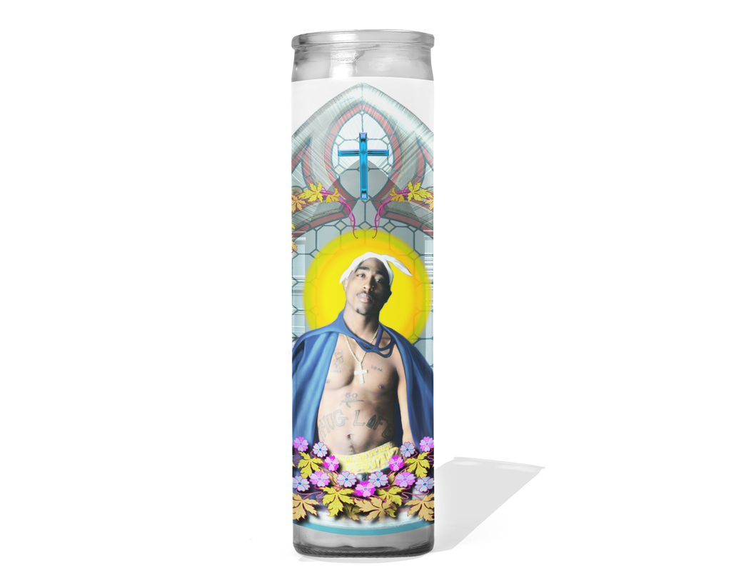 Tupac Celebrity Prayer Candle