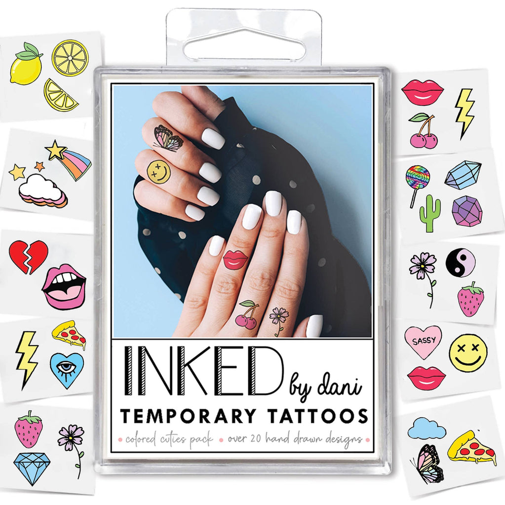 INKED by dani Temporary Tattoo packs