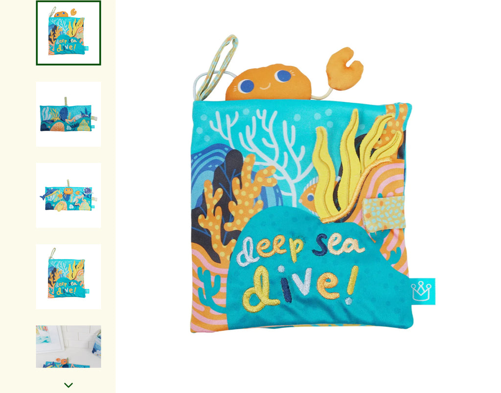 Deep Sea Dive Bath Book