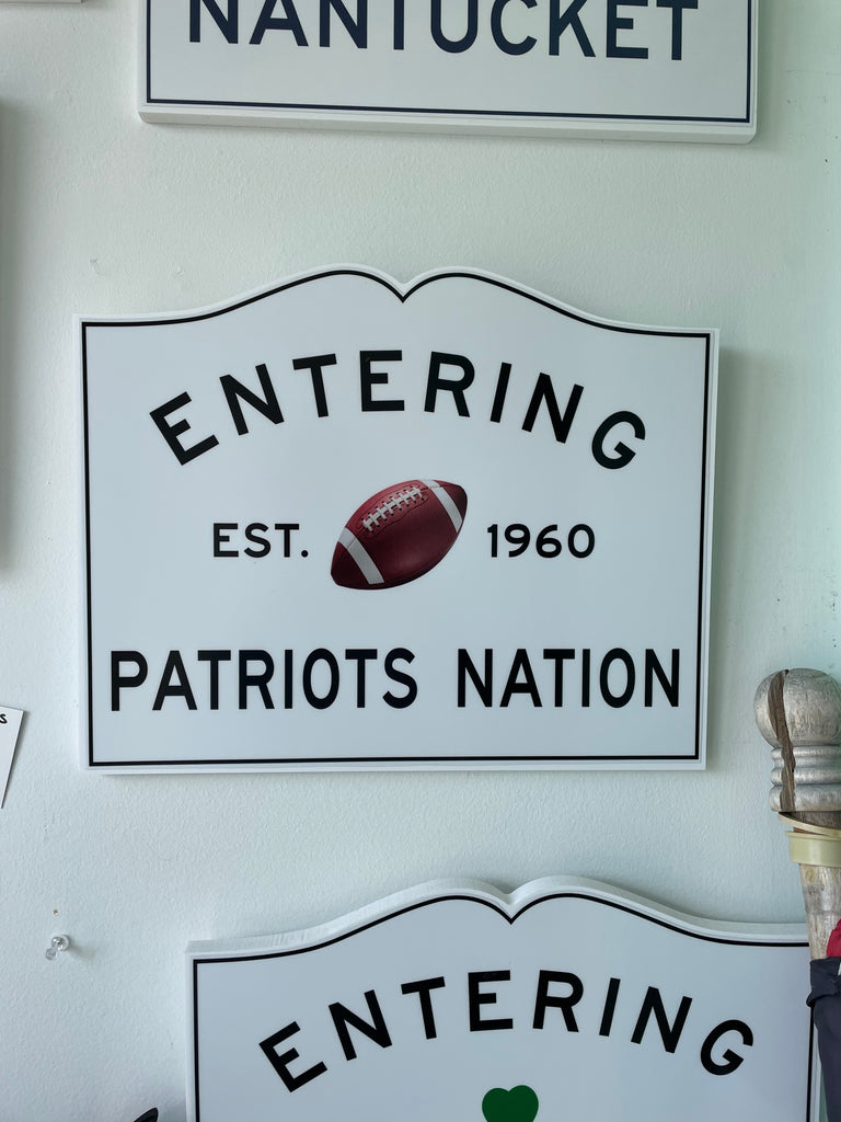 'Entering' Signs