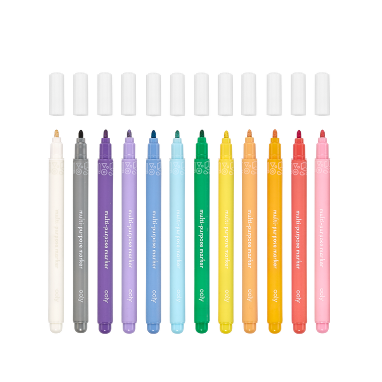 Marvelous Mutli Purpose Paint Marker - 12 colors