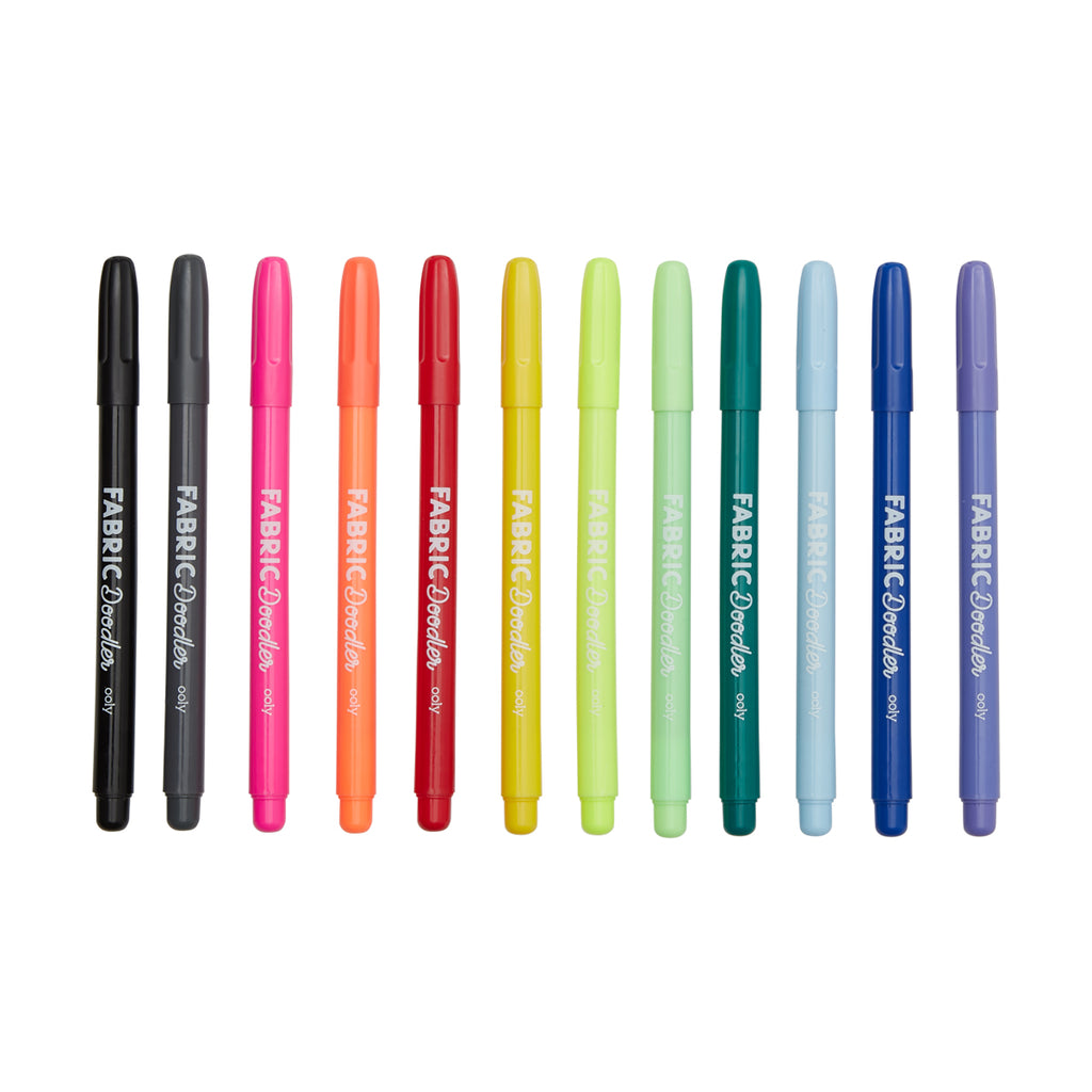 Fabric Doodlers Markers - Set of 12